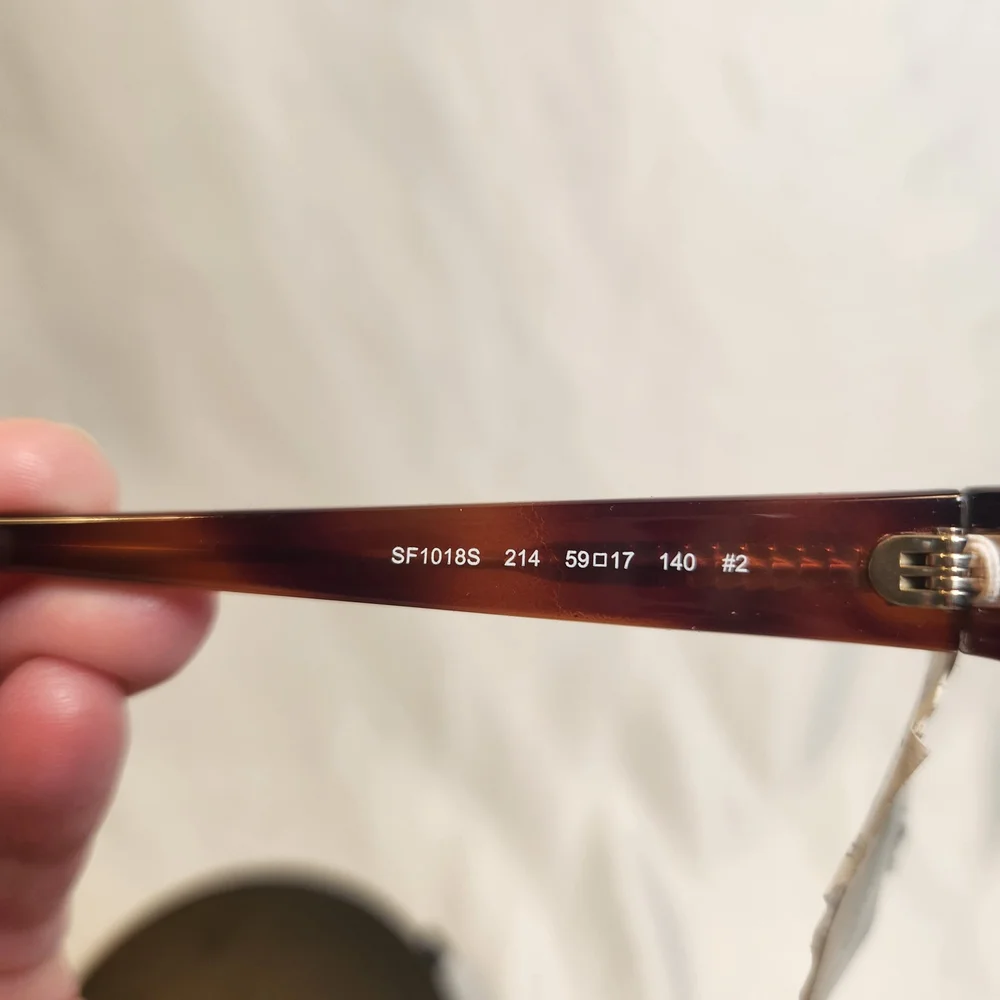 Salvatore Ferragamo NWT Women's Tortoiseshell Brown Sunglasses - Picture 6 of 8